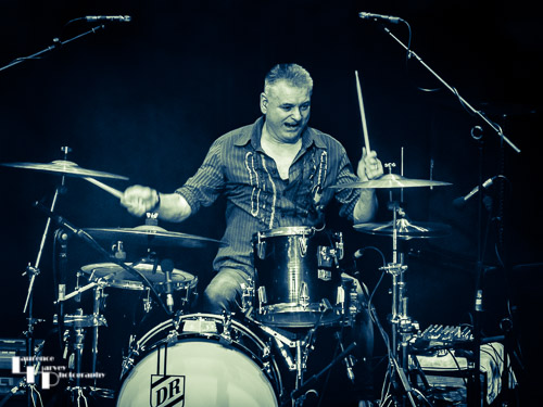Dave Raeburn on drums