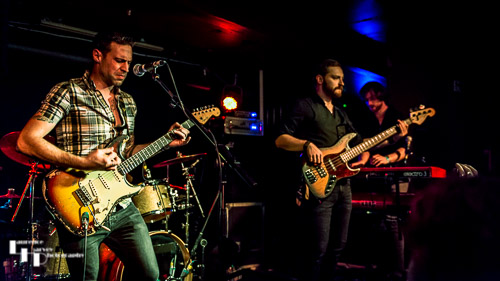 Dan Patlansky & his band on stage at Islington Academy 2
