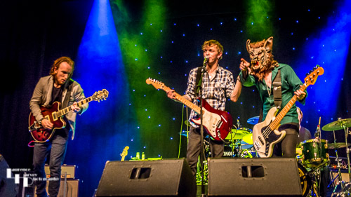 Red Butler on stage at The Harlington