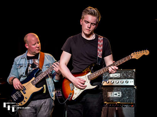 Peter Adams on bass & Charlie Richards on lead guitar