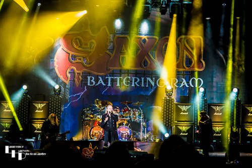 Saxon on stage at Ramblin' Man Fair