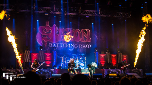 Saxon on stage at Ramblin' Man Fair