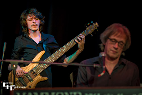 Adam Pyke on bass (& Paul Long on keyboards)