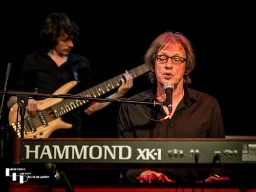 Paul Long on keyboards and vocals
