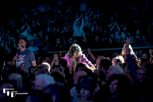 Kelly Hansen mixing with the crowd at The Royal Albert Hall