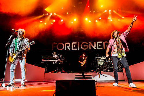 Foreigner on stage at The Royal Albert Hall