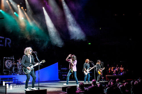 Foreigner on stage at The Royal Albert Hall