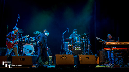 Northsyde on stage at The Harlington