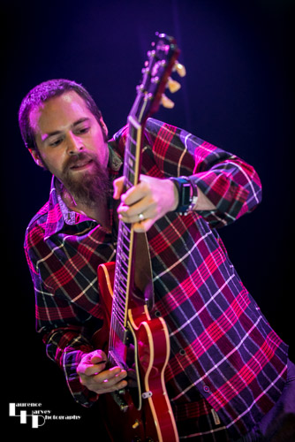 Jules Fothergill on guitar
