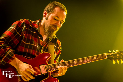 Jules Fothergill on guitar