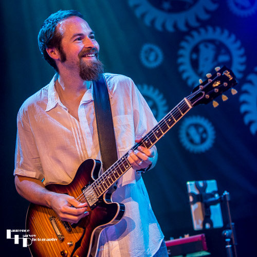 Jules Fothergill on guitar