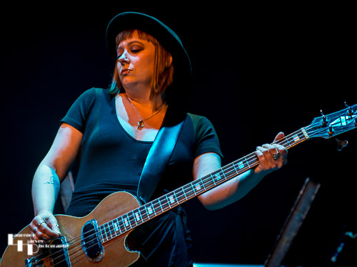 Charis Anderson on bass