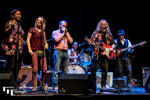 The Dave Thomas Big Blues Band on stage at The Corn Hall