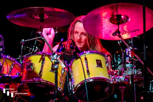 Jason Roberts on drums