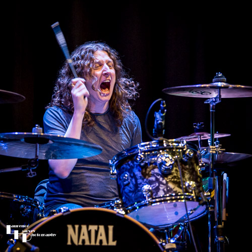 Kev Hickman on drums