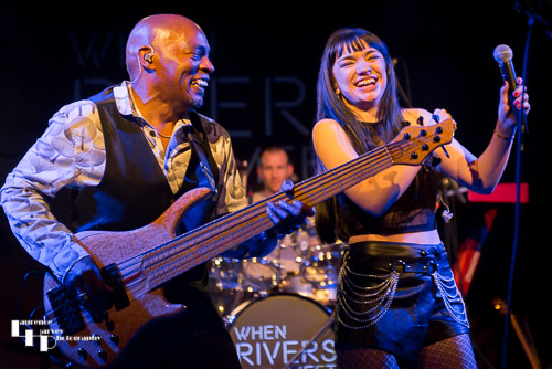 Grace Bond on vocals, Roger Innis on bass