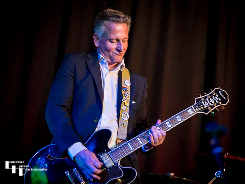 Matthew Burrows on guitar