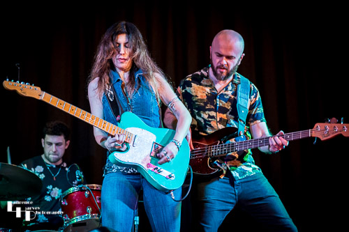 Susan Santos & her band on stage at The John Peel Centre