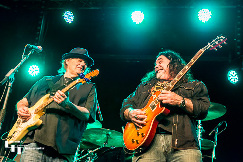 Walter Trout & Alastair Greene on guitar