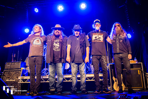 The Walter Trout Band taking their final bows at Cambridge Junction