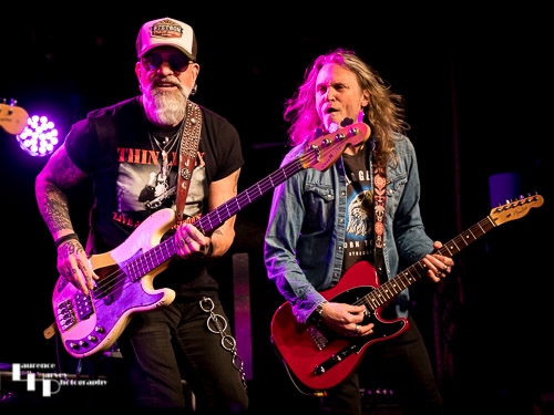 Johnny Griparic on bass & Andrew Elt on guitar