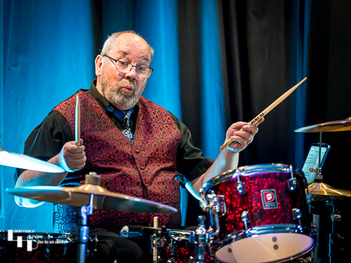 Mark Bull on drums