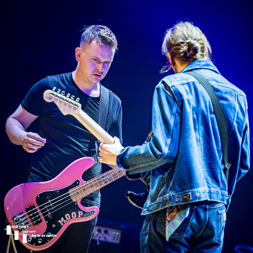Ashley Sherlock on guitar & vocals, Nick Baxter on bass