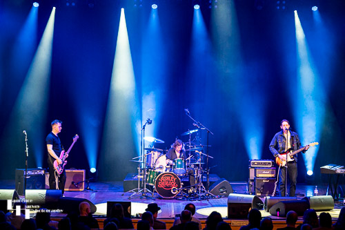 Ashley Sherlock Band on stage at The Apex
