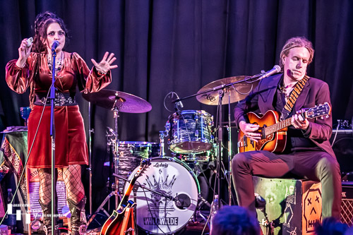 Jo Carley on vocals, Tim Carley on guitar & kick drum