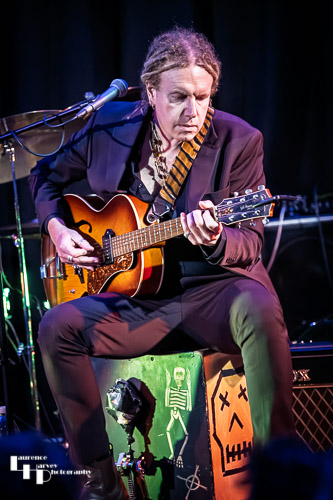 Tim Carley on guitar, kick drum & backing vocals
