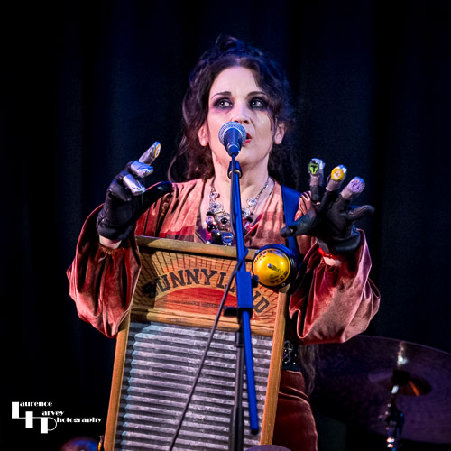 Jo Carley on vocals & washboard