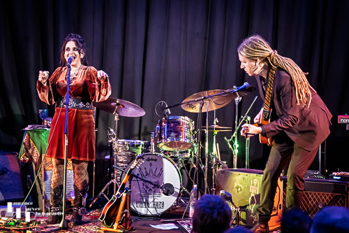 Jo Carley on vocals, Tim Carley on guitar & kick drum
