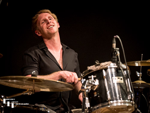 Alex Hinz on drums