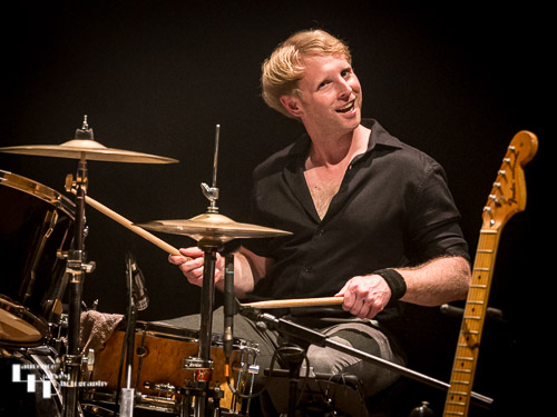 Alex Hinz on drums