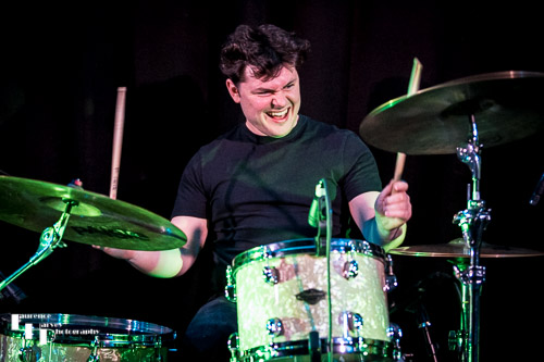Ben Hart on drums