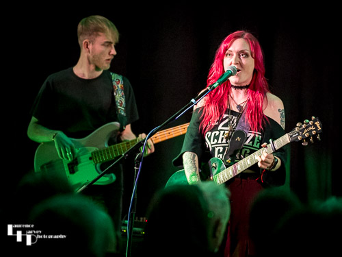 Steph Ashcroft on vocals & guitar, Elliot Clark on bass
