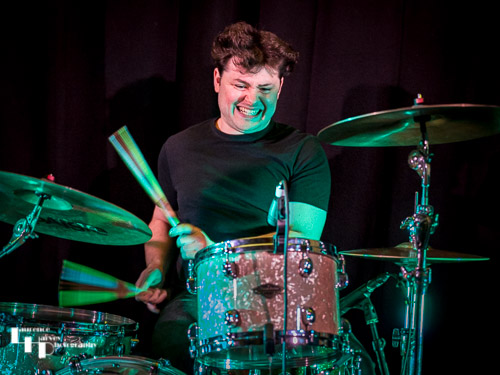 Ben Hart on drums