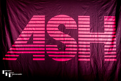 Ash stage backdrop