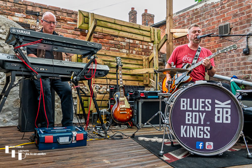 Blues Boy Kings (Duo) on stage at Dereham Blues Festival
