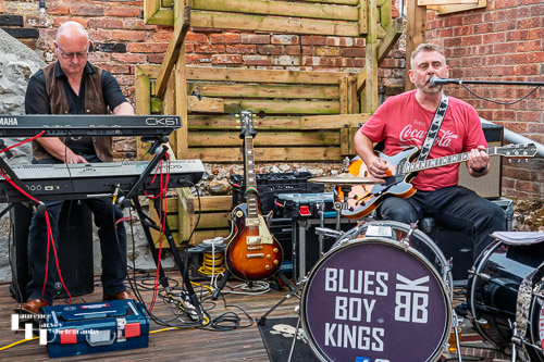 Blues Boy Kings (Duo) on stage at Dereham Blues Festival