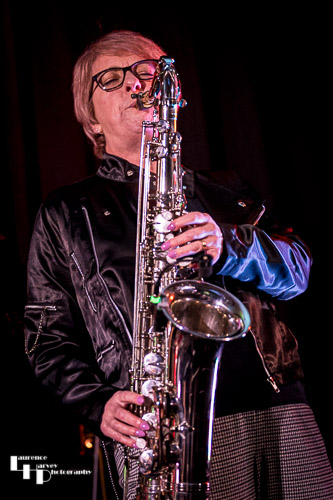 Annie Emming on sax