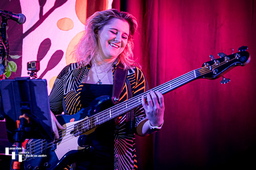 Charlie Rachael Kay on bass