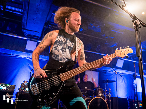 Matt Curtis on bass