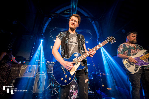 Ed Clarke on guitar