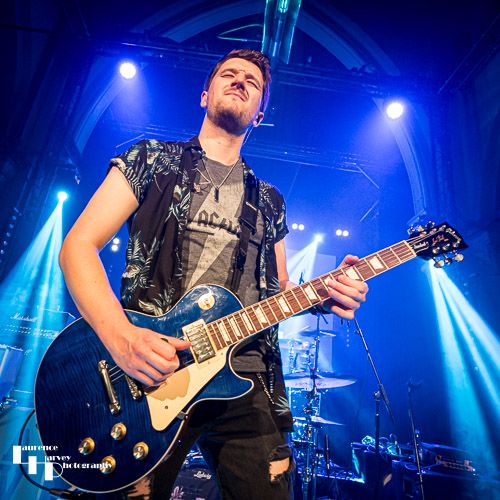 Ed Clarke on guitar
