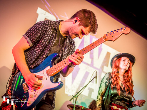 Ed Clarke on guitar
