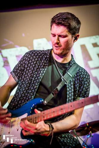 Ed Clarke on guitar