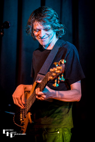 Adam Pyke on bass