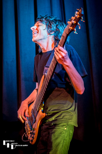 Adam Pyke on bass