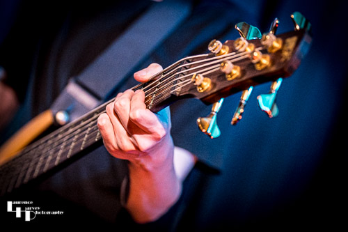 Adam Pyke on bass